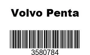 Volvo Penta 3580784 - MULTIPLE REPLACEMENT