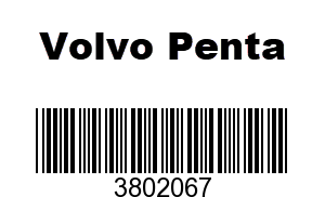 Volvo Penta 3802067 - TURBOCHARGER