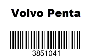 Volvo Penta 3851041 - Control Cable