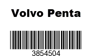 Volvo Penta 3854504 - Washer, Volvo