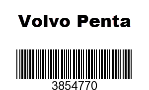 Volvo Penta 3854770 - Hose, Volvo