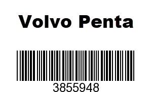 Volvo Penta 3855948 - Bracket, Volvo