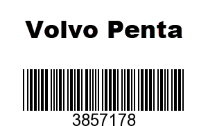 Volvo Penta 3857178 - Hose, Volvo