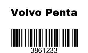 Volvo Penta 3861233 - Bearing Kit(V2) - Volvo Penta (3861233)
