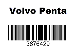 Volvo Penta 3876429 - Main Bearing SHE ,