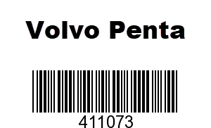 Volvo Penta 411073 - VALVE,
