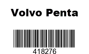 Volvo Penta 418276 - FLANGE,
