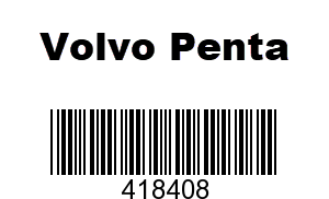 Volvo Penta 418408 - Guide Sleeve,