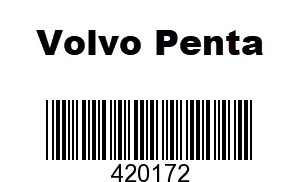 Volvo Penta 420172 - OIL DEFLECTOR,