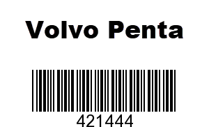 Volvo Penta 421444 - DELIVERY PIPE,
