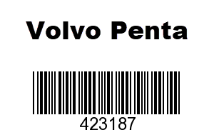 Volvo Penta 423187 - Ring Retainer, Volvo