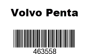 Volvo Penta 463558 - Washer, Volvo