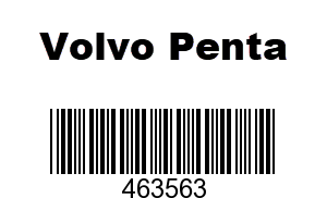 Volvo Penta 463563 - Washer, Volvo