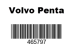 Volvo Penta 465797 - TIMING GEAR CASING