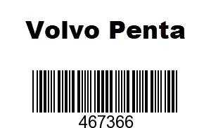 Volvo Penta 467366 - Plug, Volvo