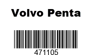 Volvo Penta 471105 - DELIVERY PIPE,