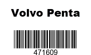 Volvo Penta 471609 - PIPE,