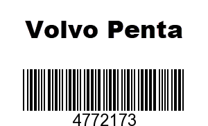 Volvo Penta 4772173 - Strainer Housing ,