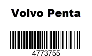 Volvo Penta 4773755 - PULLEY,