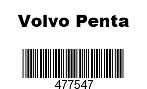Volvo Penta 477547 - OIL PUMP