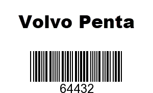 Volvo Penta 64432 - Washer, Volvo