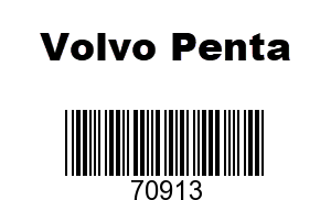 Volvo Penta 70913 - Deflector, Volvo