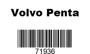 Volvo Penta 71936 - PUMP LINK,