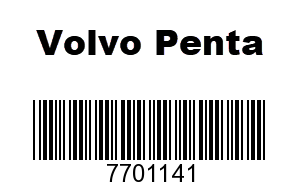 Volvo Penta 7701141 - DECAL,