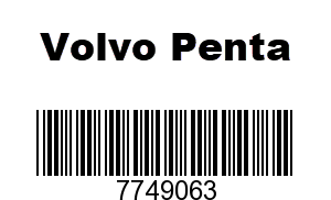 Volvo Penta VOL7749063 - INSTRUCTIONS FOR U