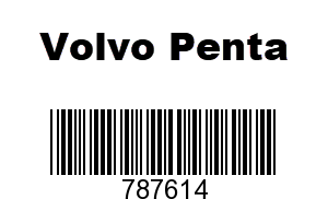 Volvo Penta 787614 - PULLEY,
