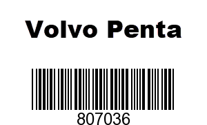 Volvo Penta 807036 - Shut-off Cock, Volvo