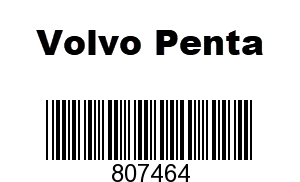 Volvo Penta 807464 - Cushion, Volvo