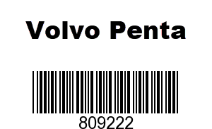 Volvo Penta 809222 - DDC ONLY,