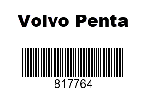 Volvo Penta 817764 - Washer, Volvo