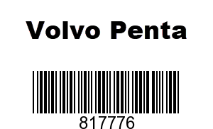 Volvo Penta 817776 - Key, Volvo