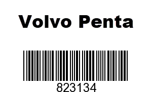 Volvo Penta 823134 - PULLEY,