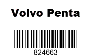 Volvo Penta 824663 - Flame Shield, Volvo