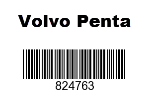 Volvo Penta 824763 - Nozzle,