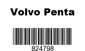 Volvo Penta 824798 - Carburetor Jet,