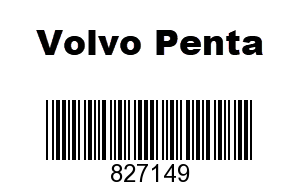 Volvo Penta 827149 - TEMPERATURE GAUG ,