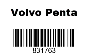 Volvo Penta 831763 - Bracket,