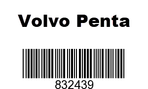 Volvo Penta 832439 - Spacer Ring