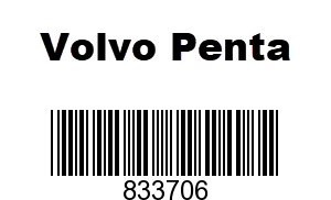 Volvo Penta 833706 - Oil Dipstick,