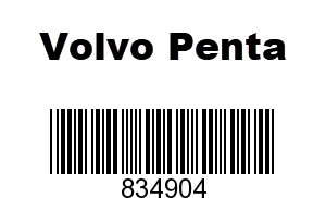Volvo Penta 834904 - Bearing,