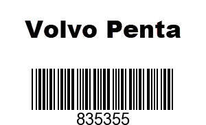 Volvo Penta 835355 - Lever,