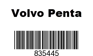 Volvo Penta 835445 - Fitting,