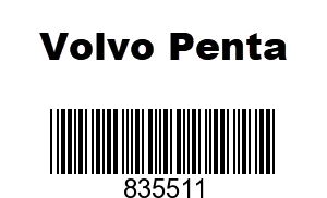 Volvo Penta 835511 - Key,