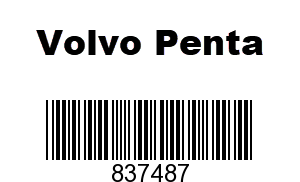 Volvo Penta 837487 - Fuel Pipe,