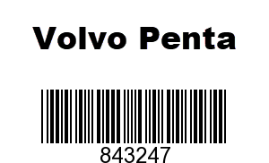 Volvo Penta 843247 - Connecting Pipe, Volvo
