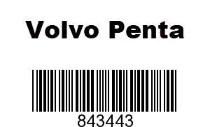 Volvo Penta 843443 - Cable TRUNK,